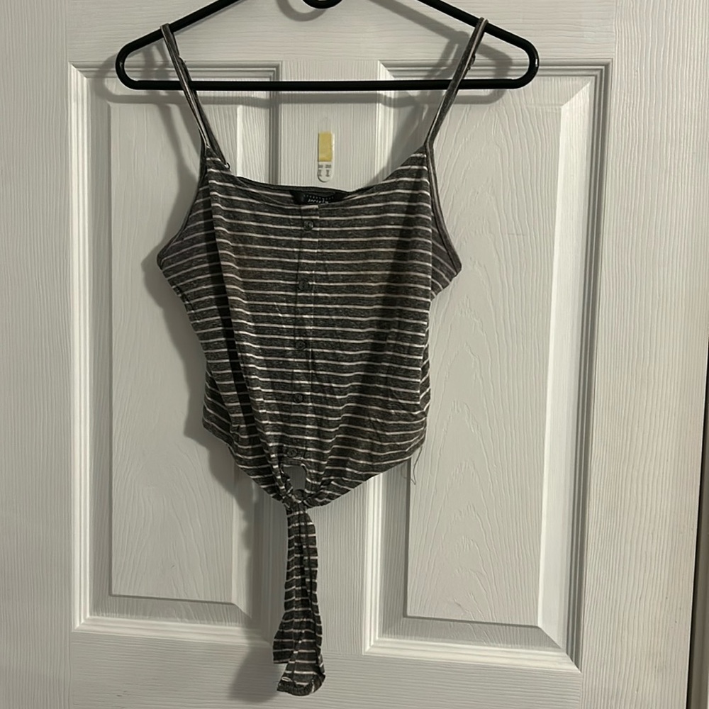 Button up tank top